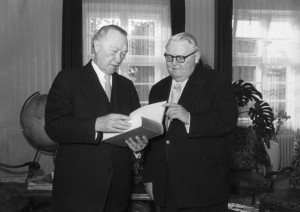 Konrad Adenauer und Ludwig Erhard