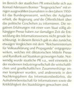Über Adenauers Teegespräche Hein in PR-Forum 1 97 S. 42 Magisterarbeit