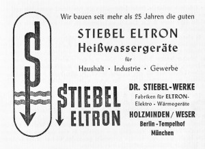 Stiebel Elton Logo 1950 bis 1970