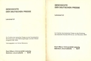 Lehrbriefe Sektion J Bialowons 1976