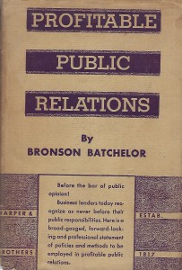 Cover Batchelor Profitable PR 1938