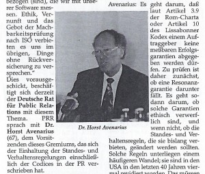 PR Report 1998 21.8. S. 5 Auszug LK Interview