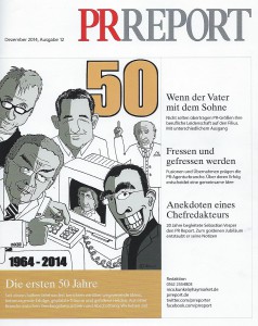 2014 Titel PR-Report Dez. 2014 50 Jahre Fachmedien