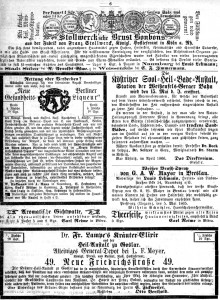 1866-04-04 Gesundheitsanzeigen ganze Seite