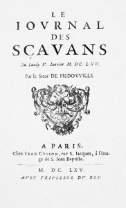 1665 journal des scavans title