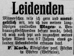 1900-02-25 Anzeige Heilmittel x Leidende Förster