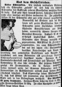 1902-03-09 Rubrik aus dem Geschäftsleben über Schnupfen textlich x bearb