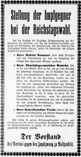 1912-01-09 Impfgegner-Verein in WSF wahlrelevantes bearb
