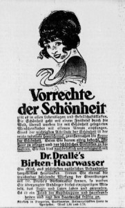 1914-06-19 Anzeige Vorrechte der Schönheit bearb