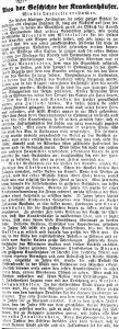 1916-08-11 Geschichte der Lazarette und - linke Spalte