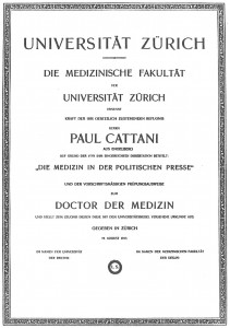 Cattani Titel 1913