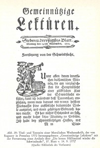 Moral. Ws 1772 zur Schwindsucht Deneke S. 231