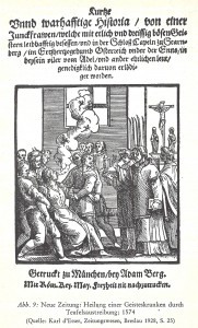 Neue Zeitung Teufelsaustreibung 1574 Deneke S. 49