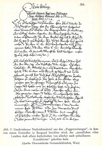 geschriebene Fuggerzeitung 1578 Deneke S. 31